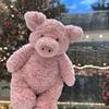 35-60cm Jc Cute Pink Barnabus Pig Plush Toy Home Furnishings Sofa Ornament Can Carry Travel Companion Doll Peripheral Fun Gift