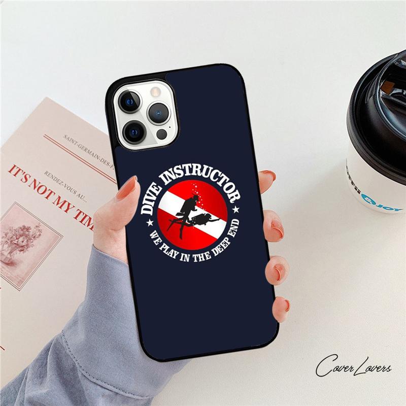 Чехол для телефона для дайвинга Scuba Diver для iPhone 17 Air 14 15 16 13 12 Max Чехол для Apple iPhone 17 Air 11 Pro Max Plus Coque