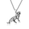 Mighty Korean Version Tiger Men's Pendant Titanium Steel Titanium Steel Necklace