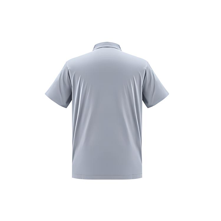 Mizuno Базовая мужская рубашка-поло Hong Kong Mist Gray K2CA41A8-05