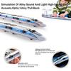 Child Simulation Sound And Light High-speed Rail Toy Alloy Model For Boys Realistic Design And Durable Material