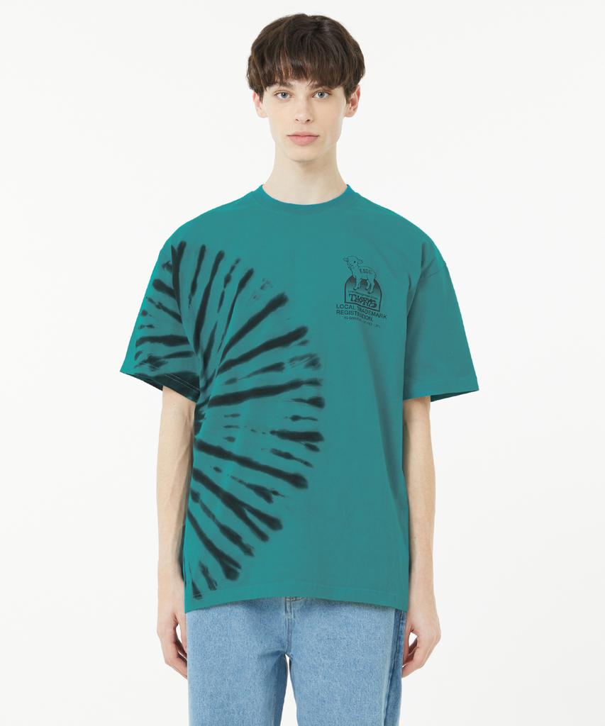 LMC Thorns Tie Dye Барашек Футболка Бирюзовый
