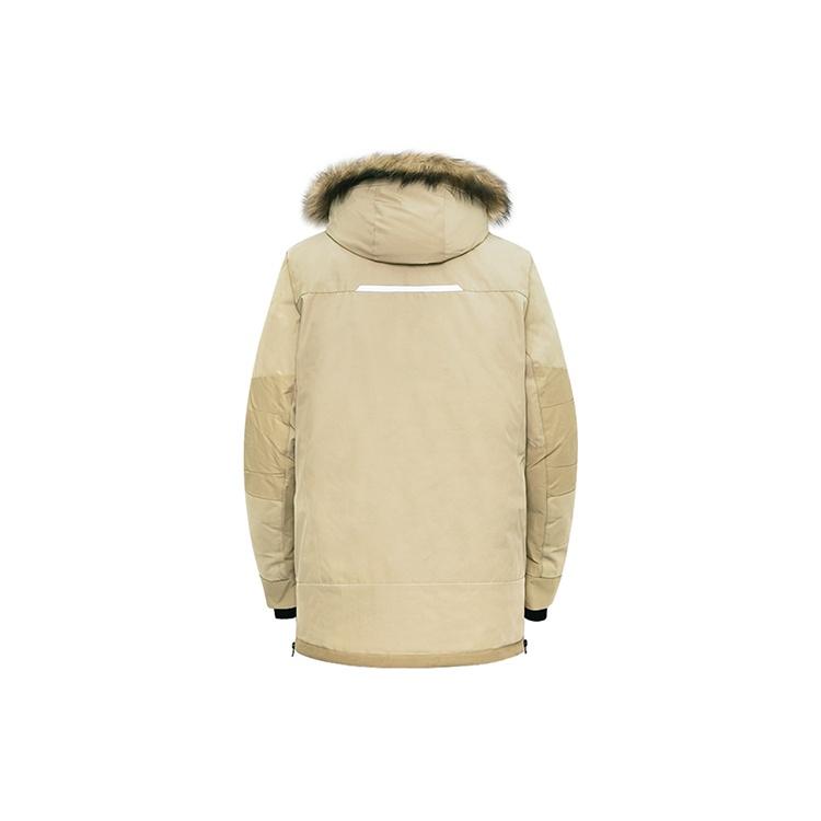 New Balance Lifestyle Cargo Parka Jacket Asia Sizing 'Beige' Unisex NP943051-BEI