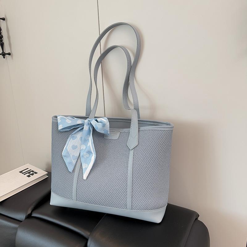 Сумка большой вместимости женская новая высококлассная сумка через плечо для студентки, универсальная портативная сумка-тоут для поездок на работу