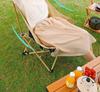 Портативный уличный лунный стул: Складной шезлонг для кемпинга, рыбалки и пикника