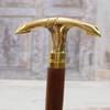 93.98 Cm Brass Walking Stick Anchor Cane Gift for Grandfather Father Sailor Cane Art Deco Style