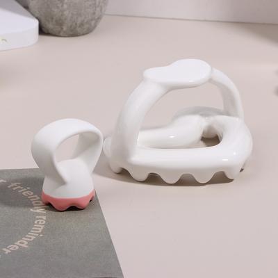 1 шт., массажеры для лица Gua Sha, инструмент для спа-массажа лица, подтяжка лица, керамическая доска-скребок Gua Sha, подтяжка кожи