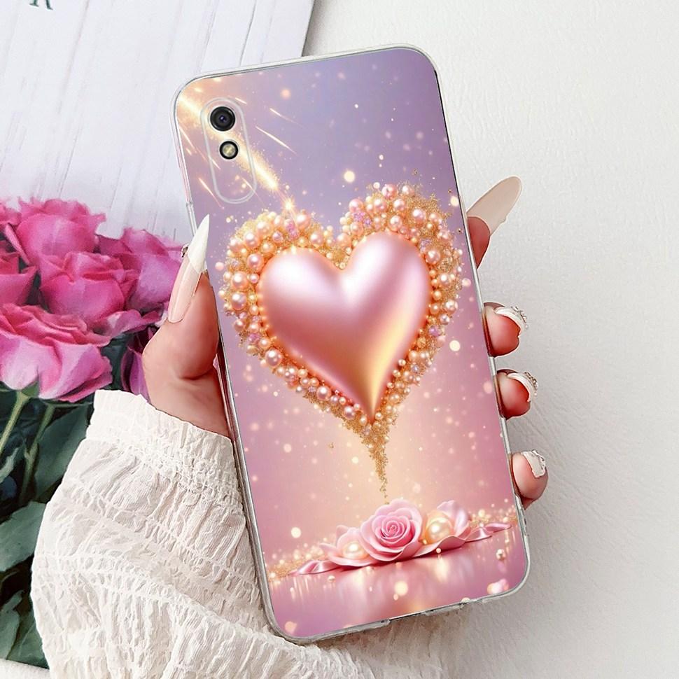 Чехол для Xiaomi Redmi 9A Redmi 9AT Мягкий Силикон ТПУ Милый Модный Чехлы для Телефона Для Xiaomi Redmi 9A T 9AT Redmi9A Задняя Крышка Корпус