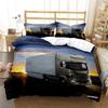Scania Truck Duvet Cover Set 3D Print Soft Comforter Cover Microfiber Bedding Set Trendy Truck Quilt Cover For Room Decor 2/3Pcs