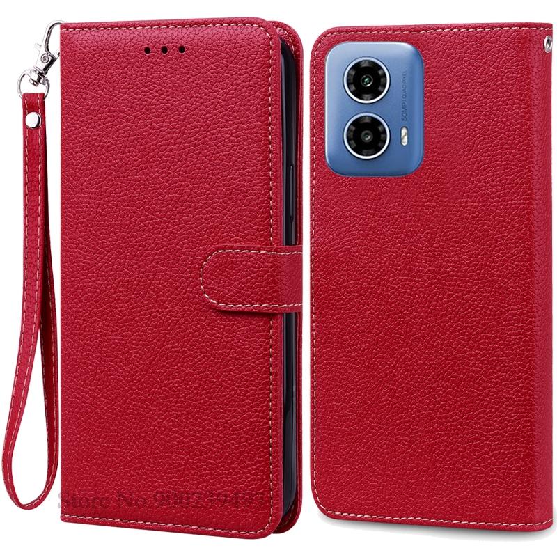 Для Moto G34 5G чехол кожаный кошелек раскладной телефон чехол для Motorola G34 5G чехол книжка чехол для Moto G34 чехол Fundas Shell