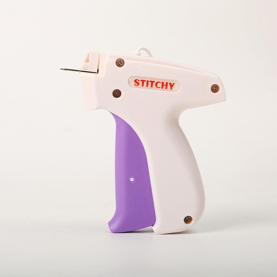 Stitchy Gun for Clothes, Mini Quick Clothing Fixer for Sewing, Quilting, Hemming,Tagging Gun with 6 Needle,1000 Black Fasteners & 1000 White Fasteners