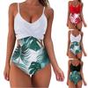 Fashion Women's Summer Sexy Printed One-piece Bikini Swimsuit New