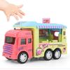 Forward/Backward Openable Door Ice Cream Truck Mini Inertia Car Van Lorry Model Kitchen Role Play