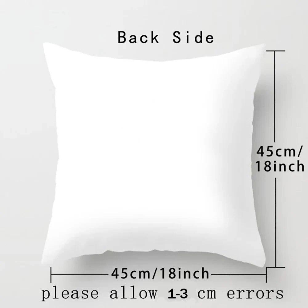 Cartoon Animal Print Pillow Case Living Room Sofa Cushion Cover Bedroom Room Bedside Home Decoration