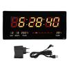 Digital LED Number Clock Wall Hanging Perpetual Calendar Clock for Home Bedroom Office