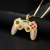 Diamond Game Console Handle Necklace - Nostalgic Childhood Memory