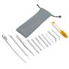 Набор для шитья из паракорда 12 предметов DIY Paracord Браслет Jig Kit с набором игл из нержавеющей стали Paracord