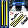 2*COB LED Light Bar Lamp External Lights Auto Waterproof Car Styling Daytime Driving Fog Lights Vehicle Running Light Car Parts