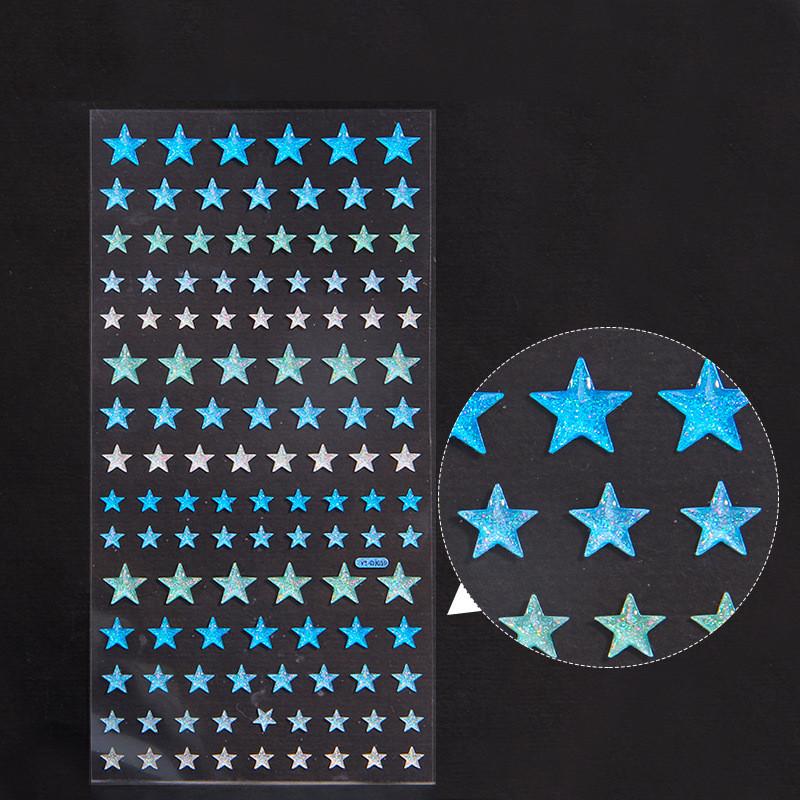 Colored Self-adhesive Rhinestones Sticker Children's Stage Show DIY Face Eye Decoration Acrylic Crystal Diamond Tattoo Sticker