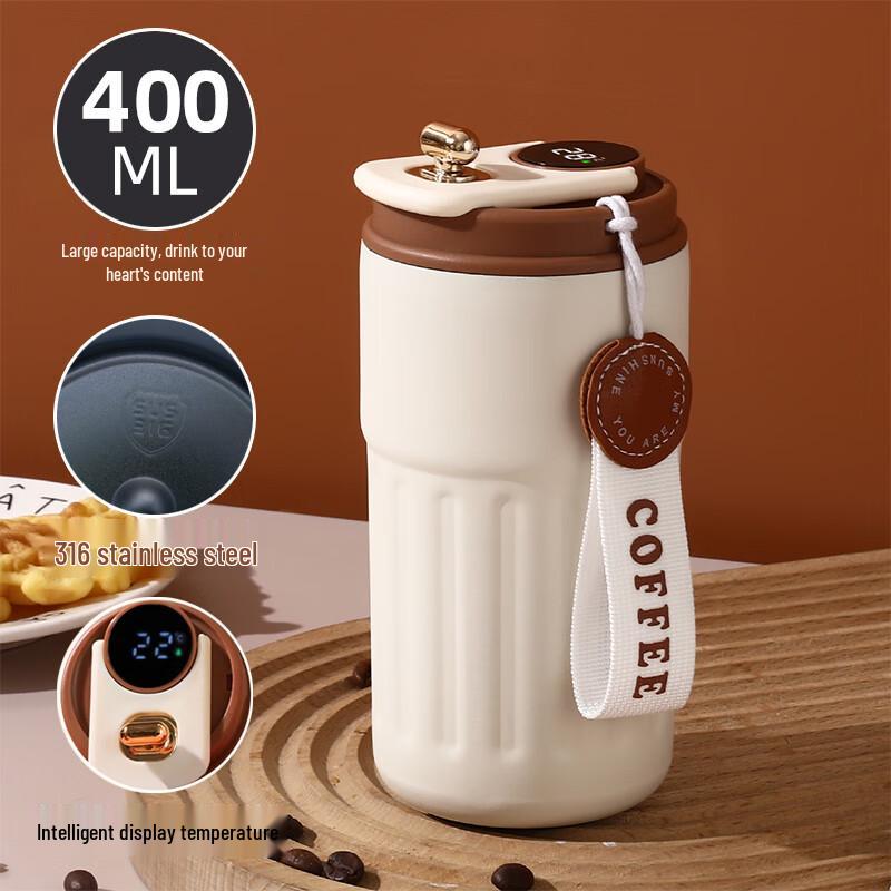 Travel U-Neck Pillow & Smart Thermos Gift Set