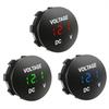 Plastic DC 12V-24V Panel Motorcycle Battery Gauge Car Voltmeter Voltage Meter