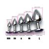 Металлическая анальная пробка, ювелирное основание, от новичка до эксперта, 5 размеров, анальная пробка, игрушки для взрослых, хвост, женские/мужские дилдо, секс-игрушки для пар, взрослые игры