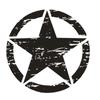 50x 50см Черная наклейка Звезда Армии На капот автомобиля, кузов, боковую дверь для автомобиля, внедорожника, грузовика