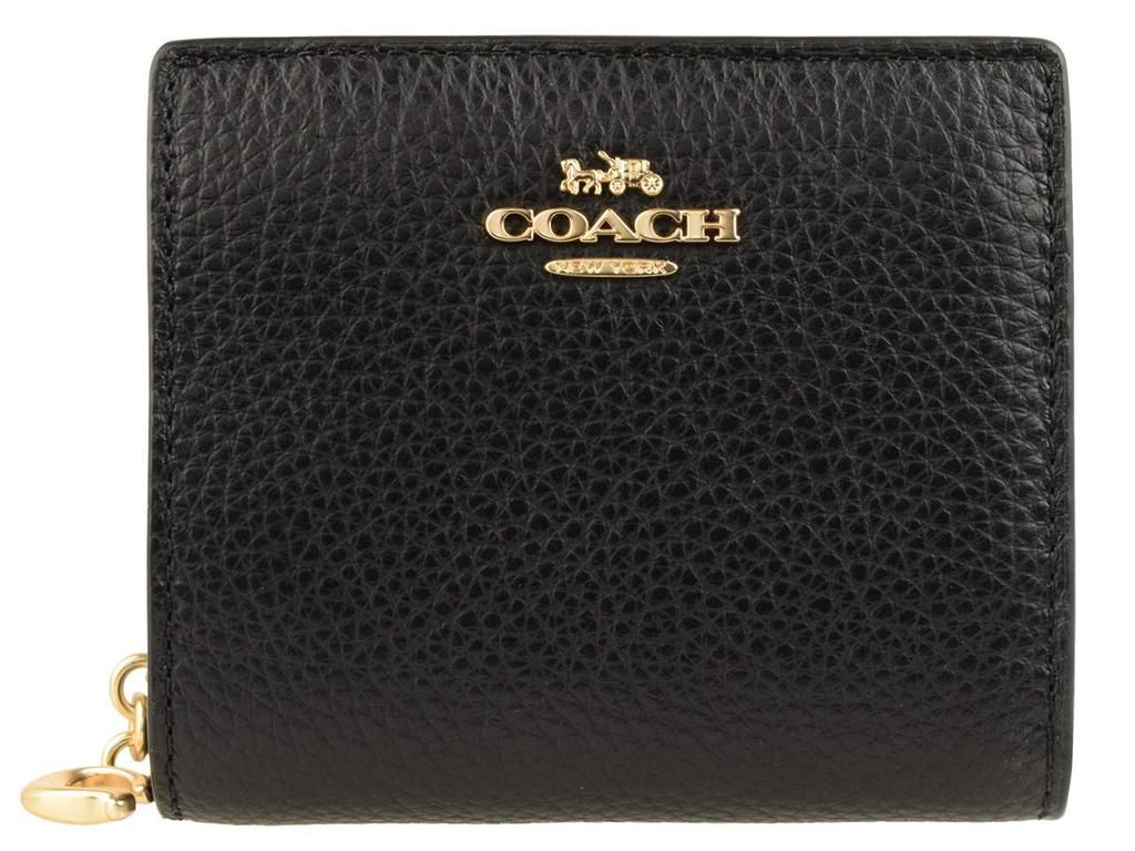 Outlet Bifold Wallet Mini Wallet Black C2862 IMBLK [Coach] Women's [Item]
