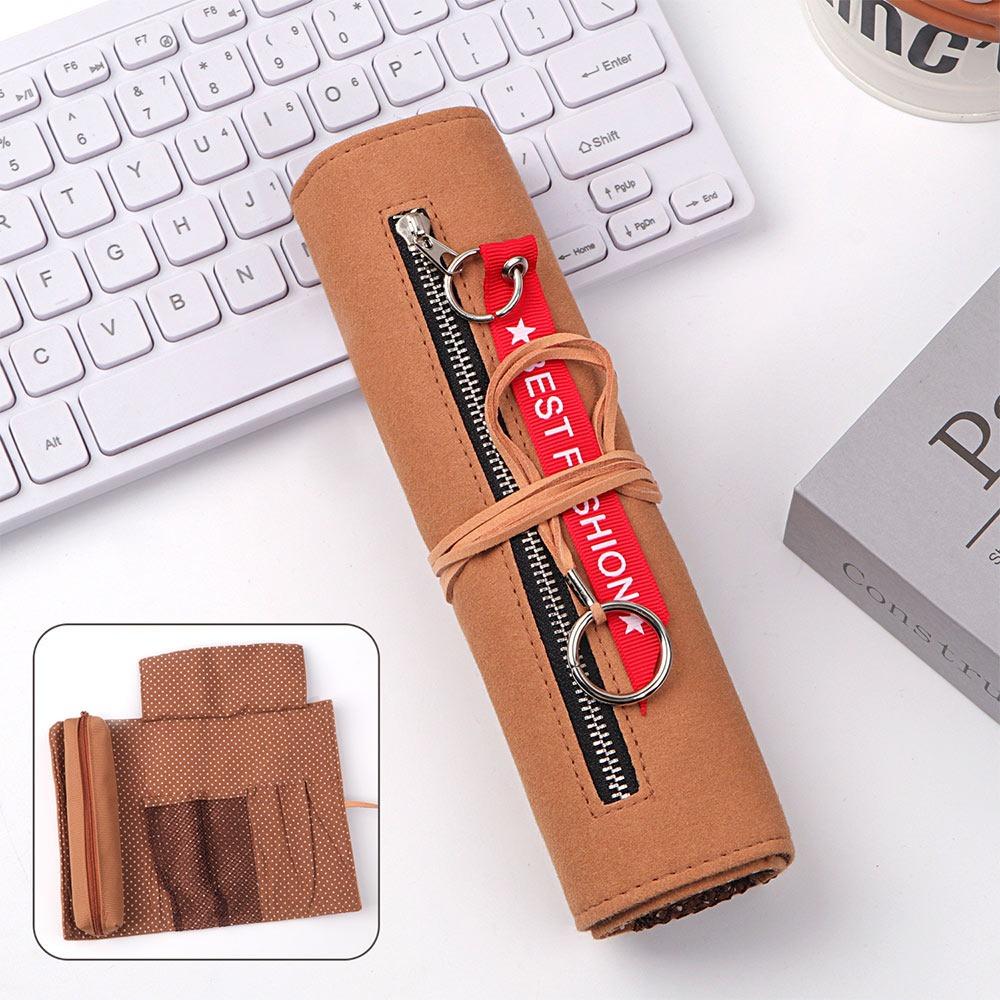 Дизайн ремешка Пенал-шторка Многослойная сумка для канцелярских принадлежностей Простой пенал Студенты