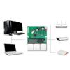 3-портовые сетевые коммутаторы Ethernet 100 Мбит/с Дизайн Подключи и работай Со светодиодными индикаторами для отображения статуса в реальном времени