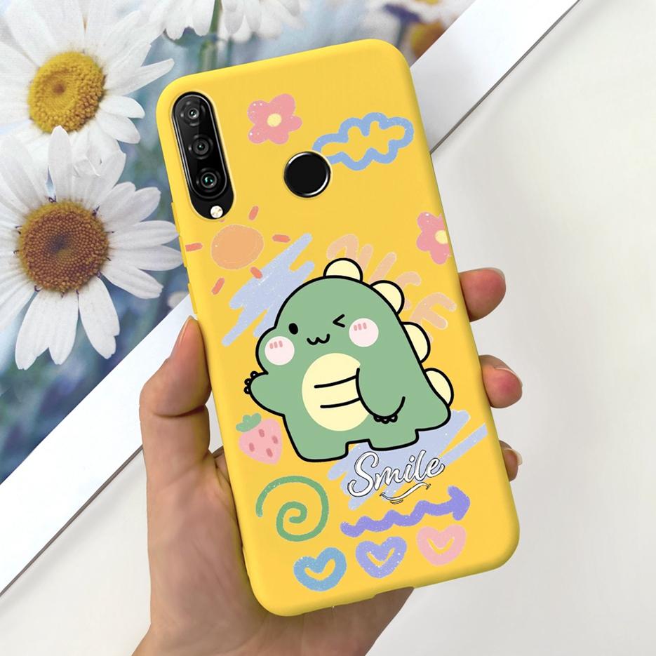 Чехол для Huawei P30 Lite Милый чехол с мультяшным динозавром Мягкий ТПУ чехол для телефона для Huawei P30 Pro P 30 Lite P30Lite Чехол Fundas Coque