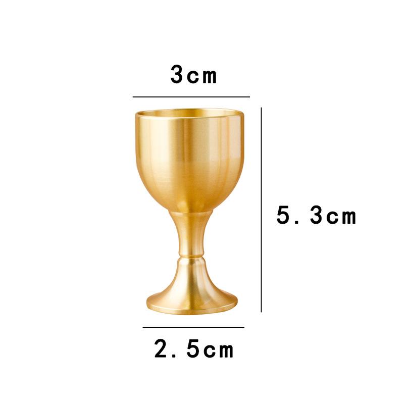 1 шт. латунный кубок, бокал для вина, коктейльный винный бокал, латунный кубок для напитков, металлический кубок для ликера для вечеринки, аксессуары для дома