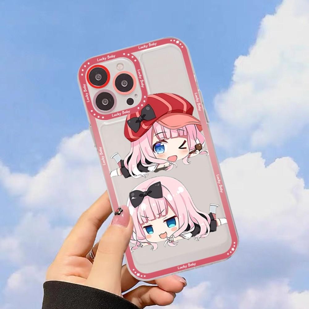 Чехол для телефона Kaguya Sama Love is War для iPhone 15 11 12 13 14 Mini Pro Max XR X XS, прозрачный чехол из ТПУ