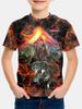Kids Boys T-shirt Cool Jurassic World Dinosaur T Shirt Boy Clothes Summer Short Sleeve Tee Shirts Children Clothing Girls Tops