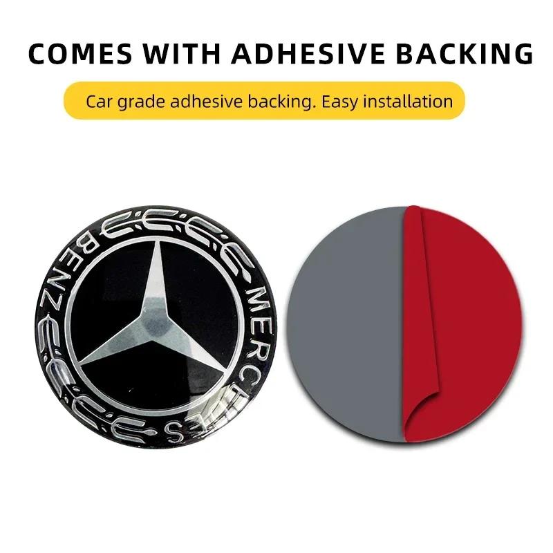 Car Sticker Benz Hot For Benz For AMG Benz Car Multimedia Knob Decorative Stickers For Mercedes-benz AMG Barbosa W205 C300 W203