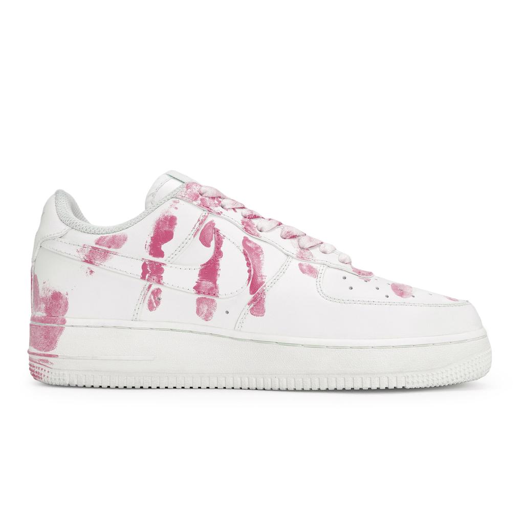 Nike Air Force 1 Специальная коробка для обуви Нескользящая Устойчивая к истиранию Низкие кеды для скейтбординга Унисекс Белый Розовый Зеленый CW2288-111(Team80-S-BOX)
