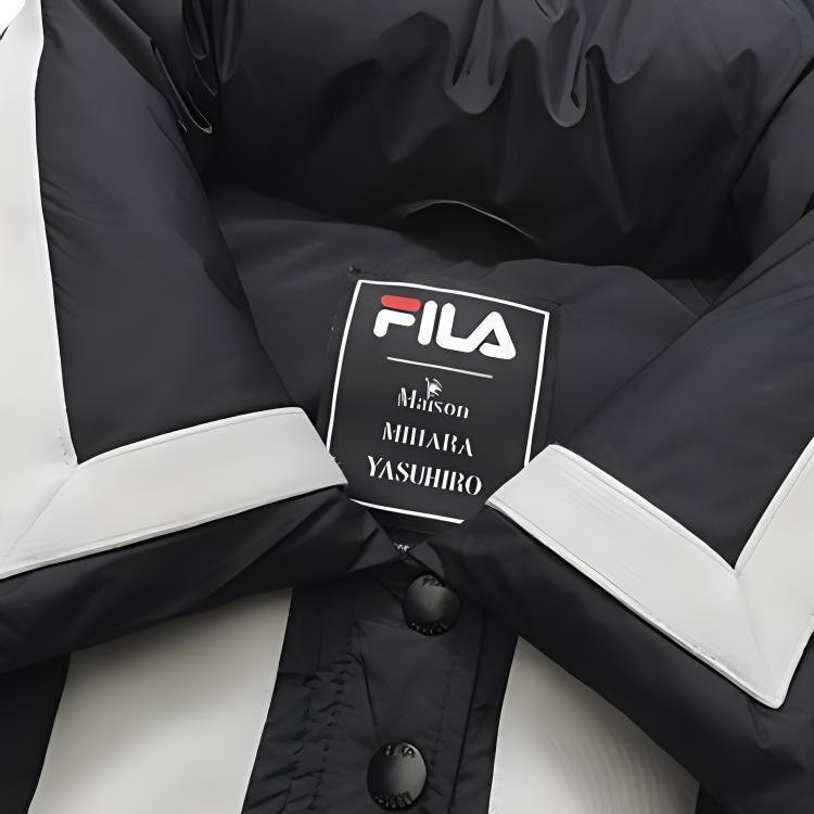 FILA Down Jacket Winter Women's Jet Black F11W143904F-BK