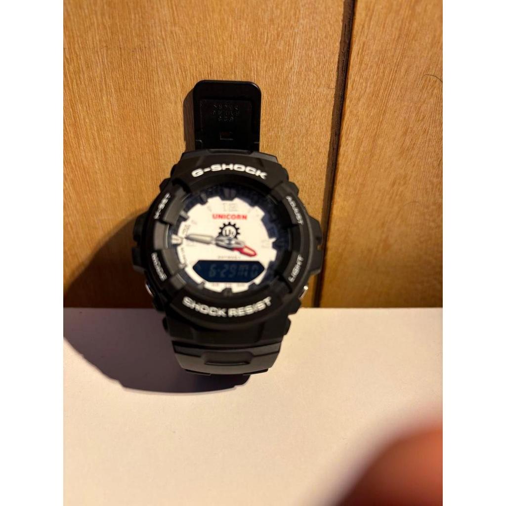 Б/у Часы CASIO G-SHOCK Модель UNICORN Коллаборация Ана-Цифровые Черные