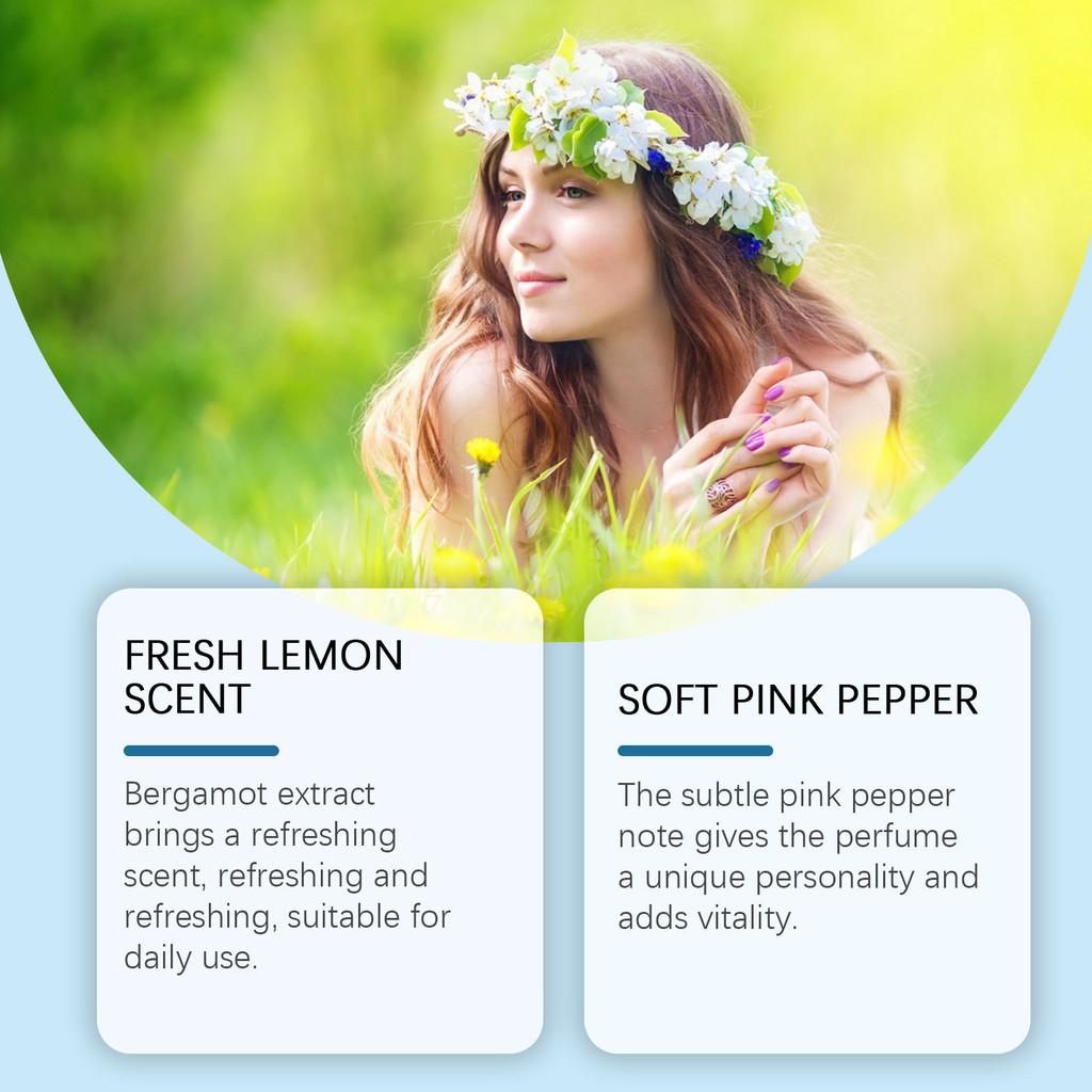 Refreshing Blue Perfume Natural Light Fragrance Alluring Charm Lasting Scent For Couples