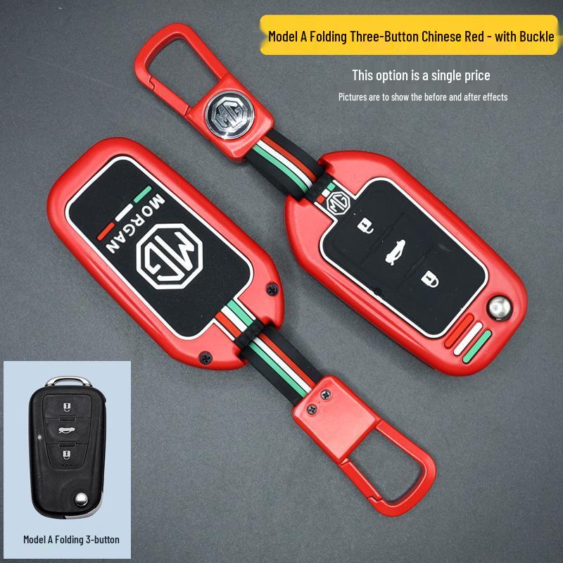 Roewe 360 Plus Key Case, Full Wrap Key Bag, W5 Remote Control Protective Shell for Men and Women