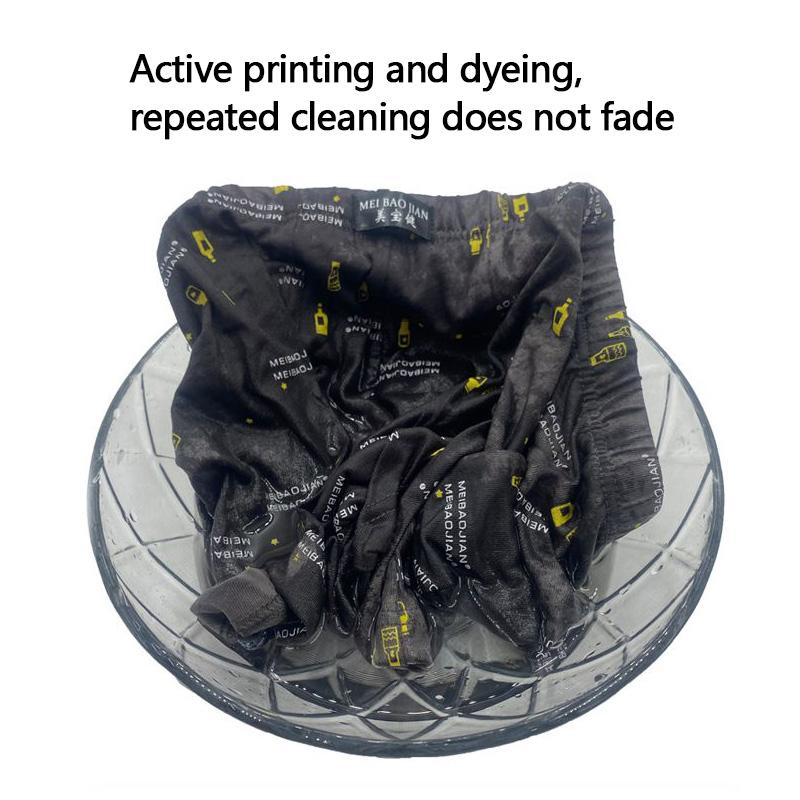 100% Cotton Men's Underwear Trend Four-corner Boxer Shorts Breathable Plus Size Loose Underwear 5pcs