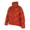 Therma-Fit Casual Stand Collar Loose Long Sleeve Down Jacket Women Outerwear Red FD8212-832