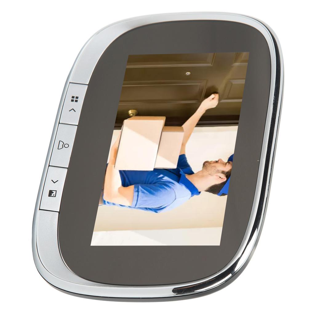 4.3-дюймовый ЖК-экран цифровой дверной глазок 1MP ночное видение обнаружение движения дверной звонок камера для дома