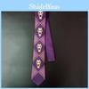Изысканный косплей Jojo's Bizarre Adventure Killer Queen Кира Ёсикаге Галстук с черепом фиолетовый