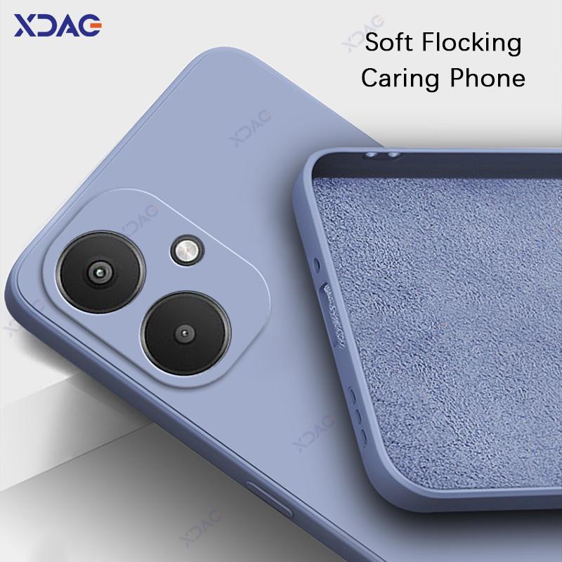 Роскошные чехлы для мобильных телефонов Xiaomi Redmi 13C Redmi13C 6,74 дюйма 4G 5G 360 Мягкие квадратные жидкие силиконовые задние крышки водонепроницаемые сумки