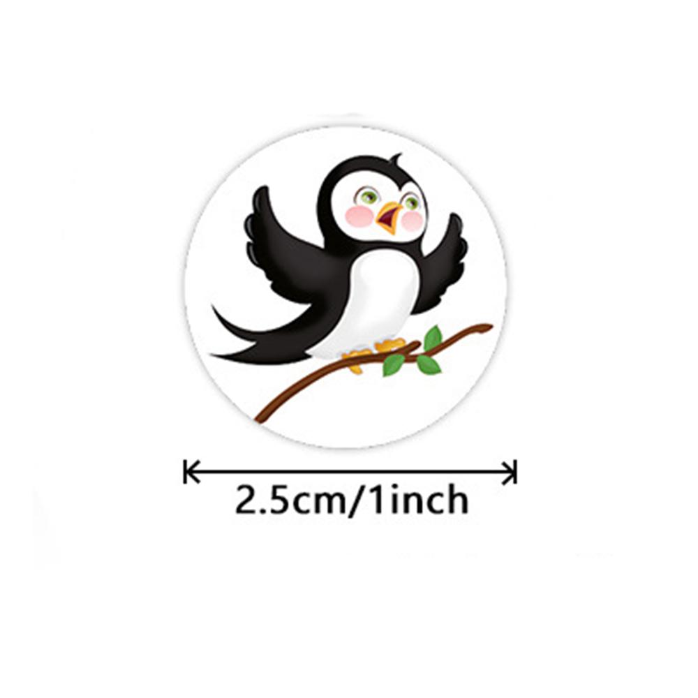 100-500 шт., милая наклейка с героями мультфильмов, поощрительная наклейка для детей, подарок на день рождения/праздник, вечеринка, герметичная упаковка, декор, этикетки