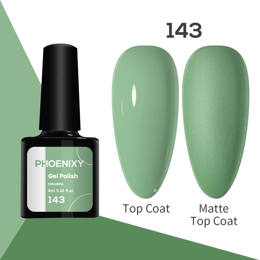 Лак для ногтей PHOENIXY, 8 мл, УФ-светодиодный гибридный лак для дизайна ногтей, гель-лайнер для маникюра, полупостоянная основа, верхнее покрытие, гель с блестками, блестящие цвета, гель