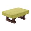 Подставка для ног с деревянными ножками, мягкая подставка для ног, табурет для смены обуви в дверном проеме, небольшой низкий прямоугольный пуфик