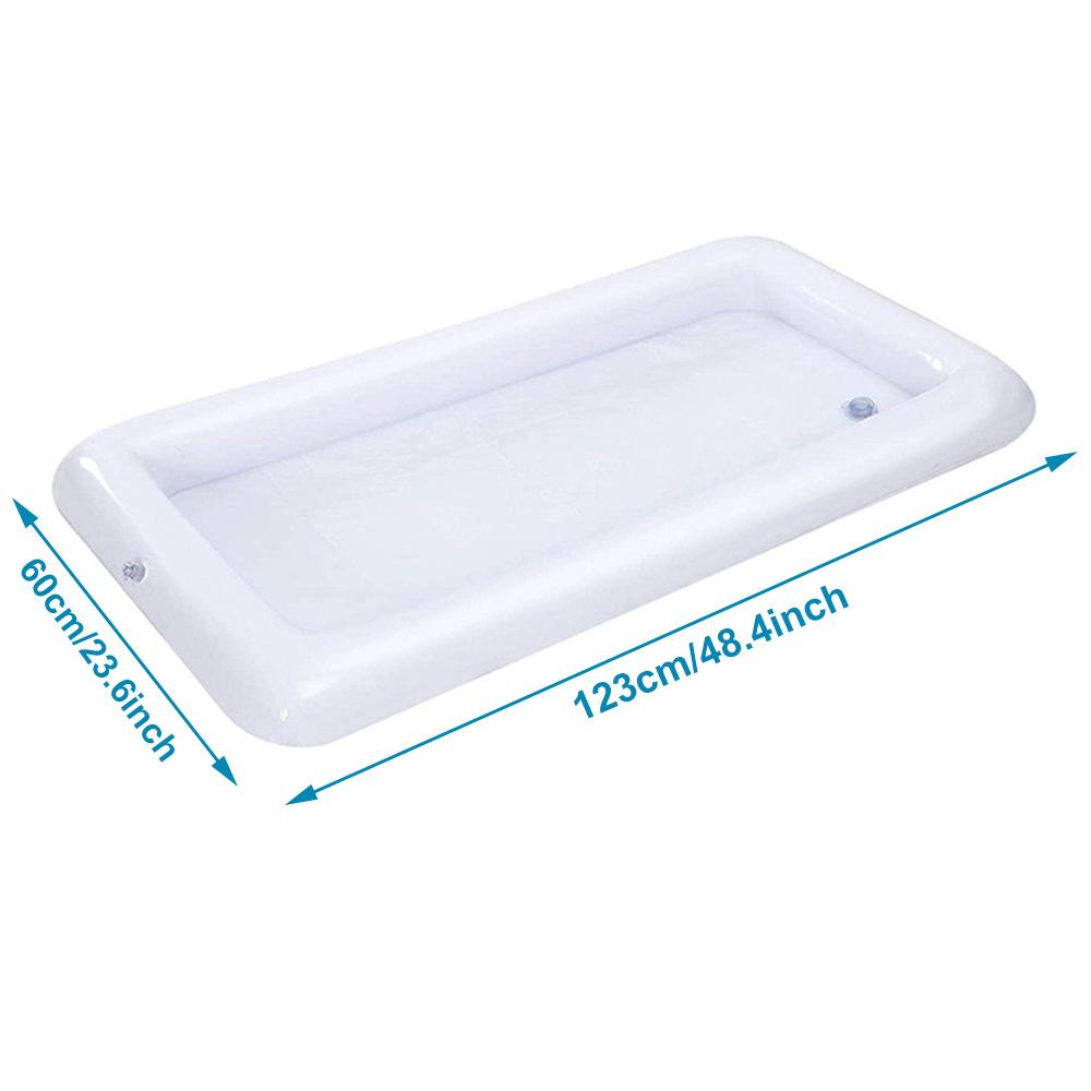 1 шт. Надувной ПВХ Ледяной Бар Подставка-Охладитель Контейнер Идеально подходит для Напитков Закусок Идеально для Летней Пляжной Водной Вечеринки