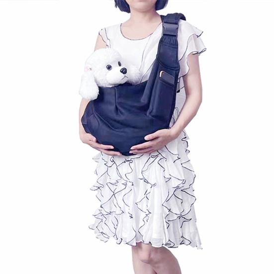 Pet Puppy Carrier Bag Comfortable Single Sling Handbag with Shoulder Hook Small Bag for Traveling with Cats And Dogs
